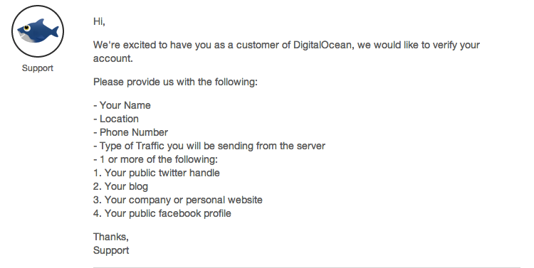 DigitalOcean Verifiy 1